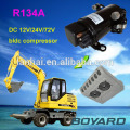 R134a boyard bldc 12 v mini compresor de aire para la refrigeración móvil nevera